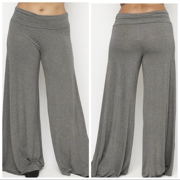 iliad USA Pants - ❤️LAST NEW XL Charcoal Gray Palazzo Pants
